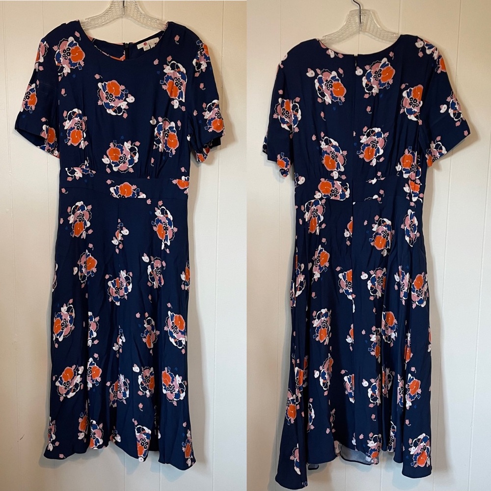 Boden Ruth MIDI Floral casual dress size 8